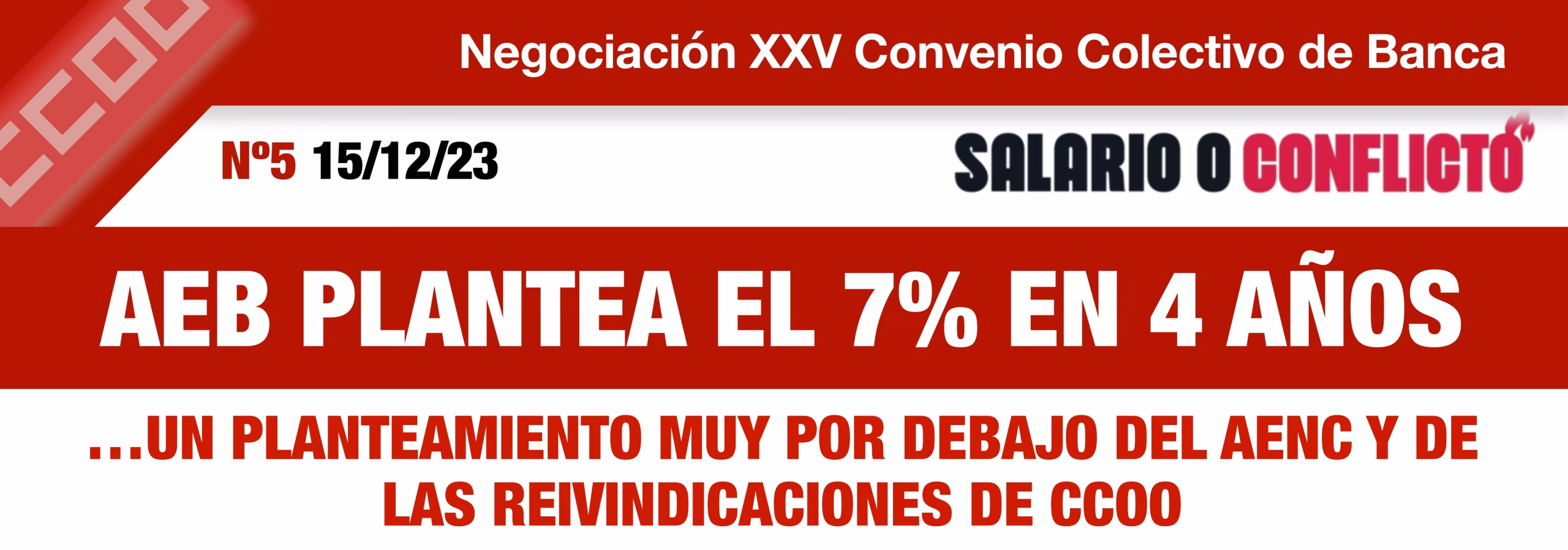 La Patronal plantea un 
La Patronal plantea un 7% en 4 años