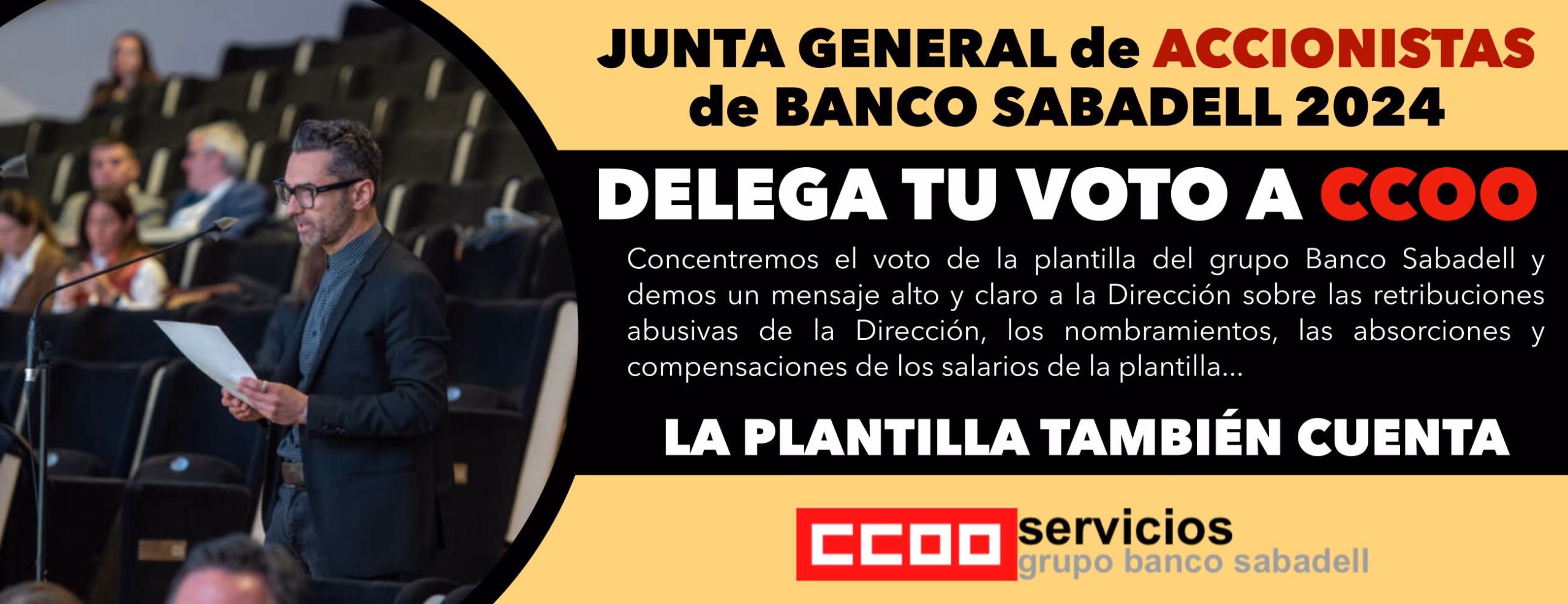 Seremos tu voz en la Junta