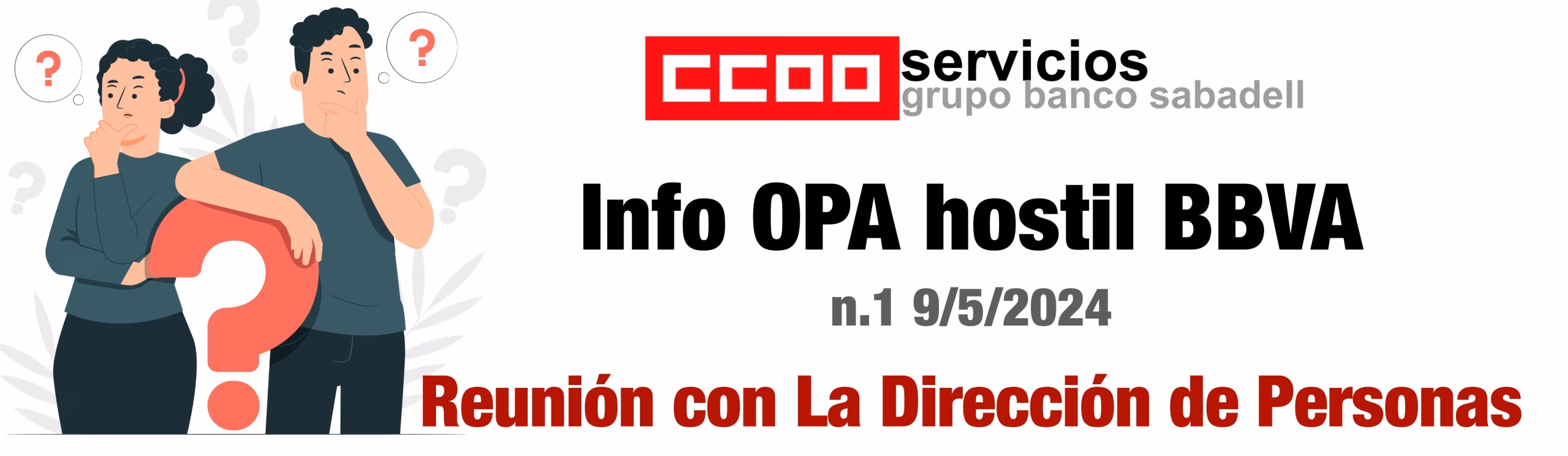 Reunión con la Dirección de Personas de Banco Sabadell