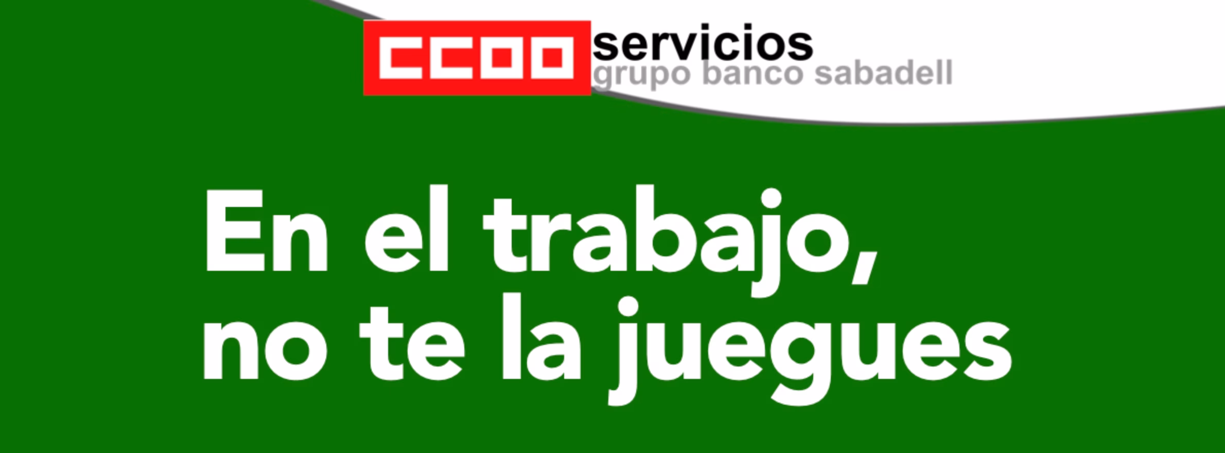 En el trabajo, no te la juegues