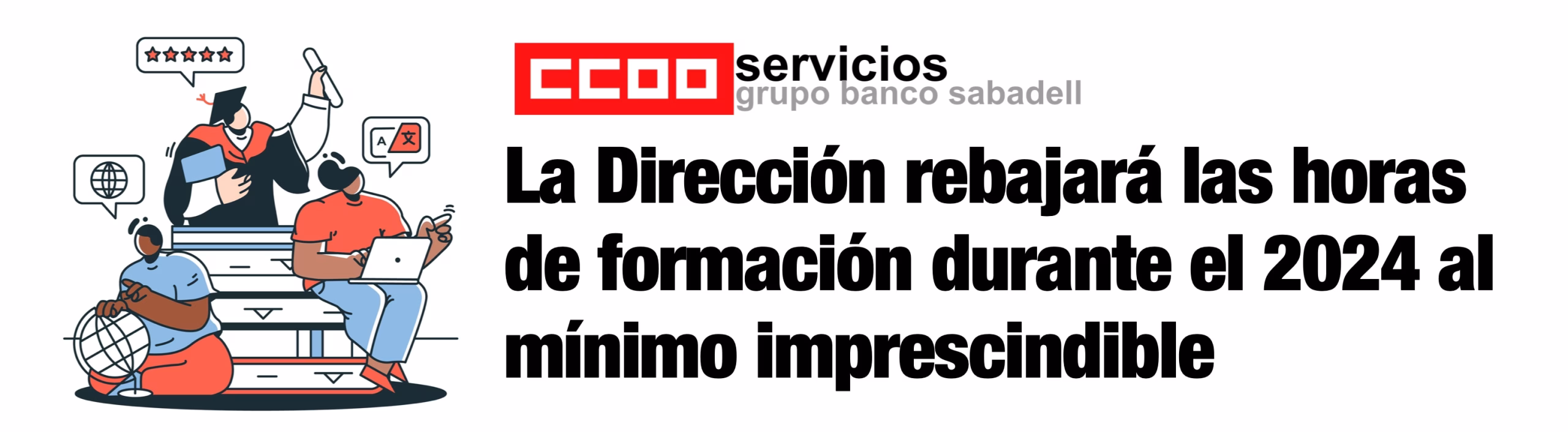La Dirección rebajará las horas de formación el 2024 al mínimo imprescindible