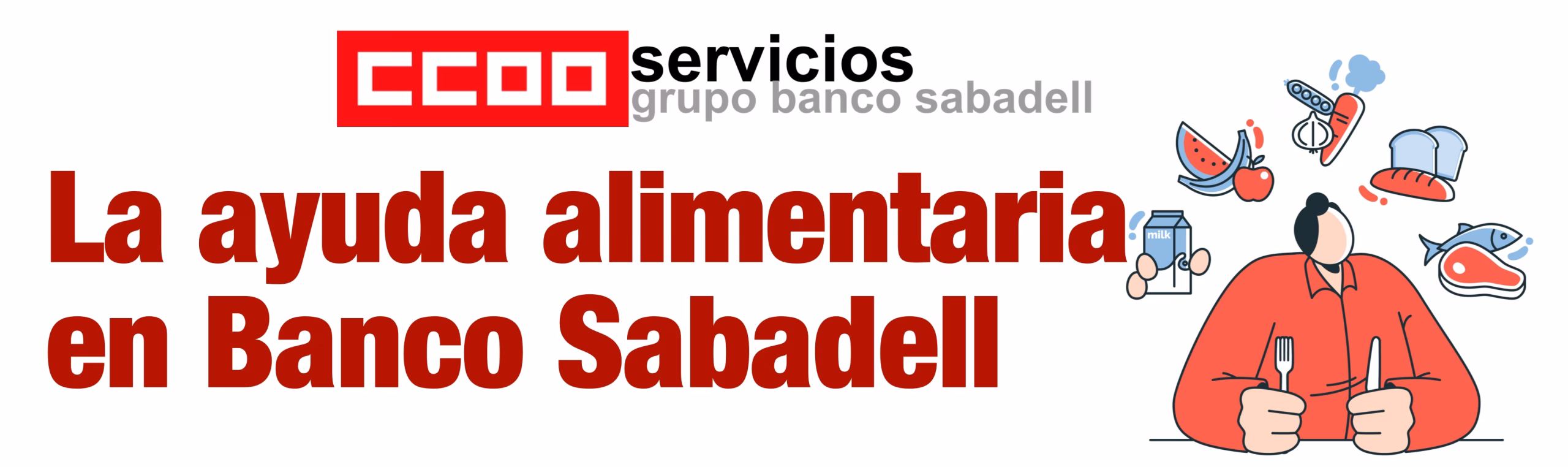 La ayuda alimentaria en Banco Sabadell