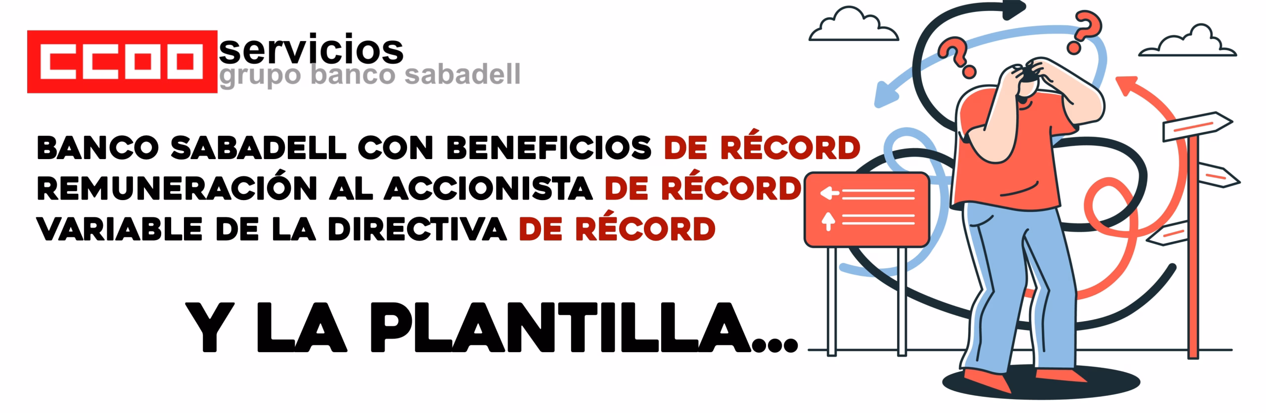 Beneficios récord, remuneración accionista de récord, variable directiva de récord… ¿Y la plantilla?