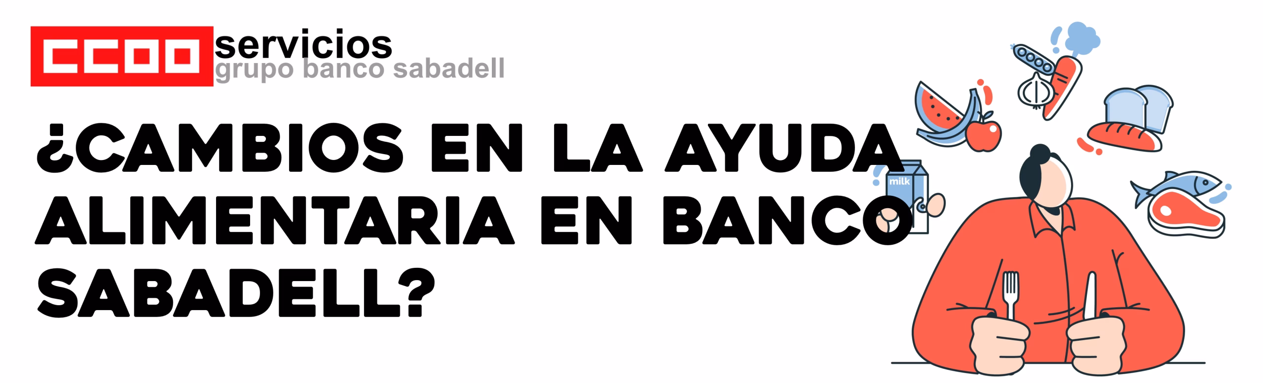 ¿Cambios en la ayuda alimentaria en Banco Sabadell?