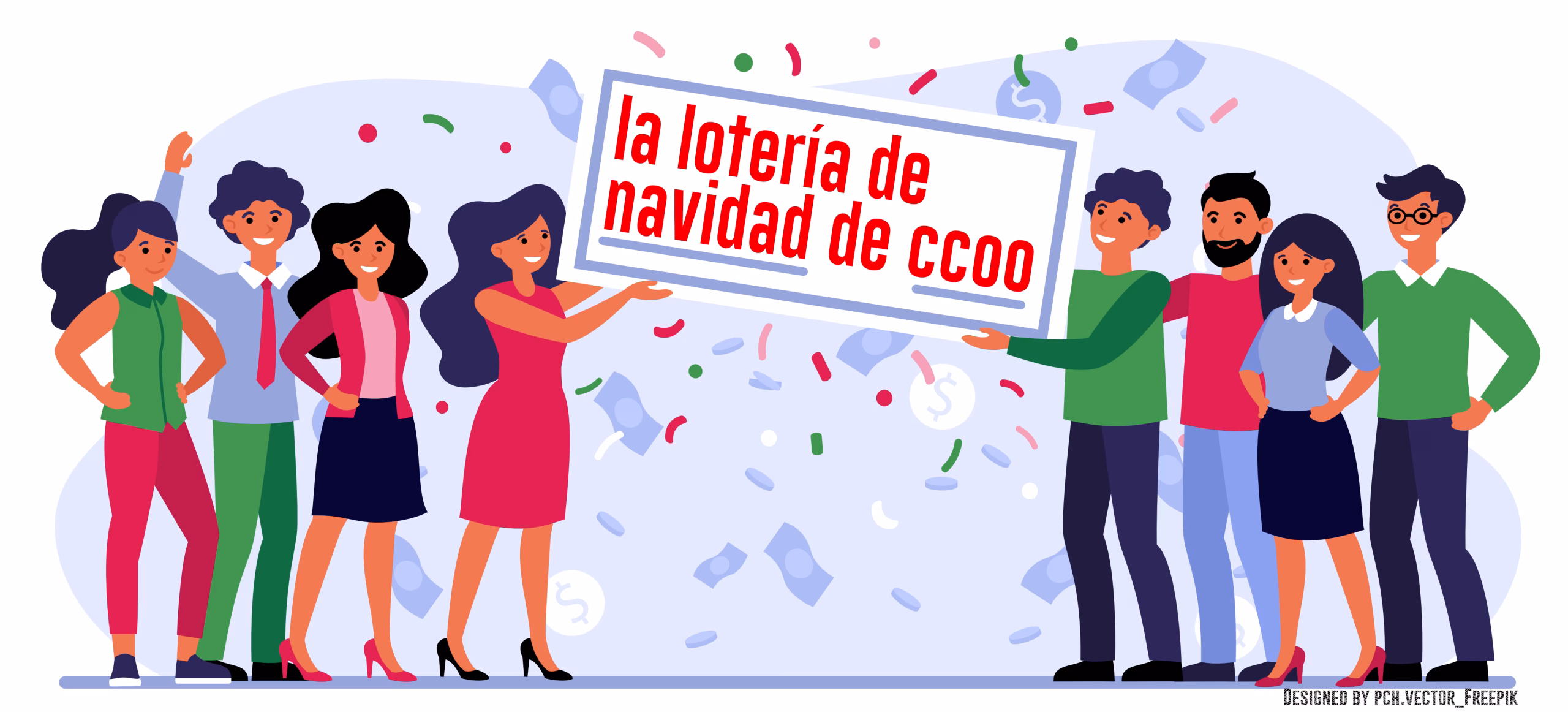 La lotería de navidad de  CCOO